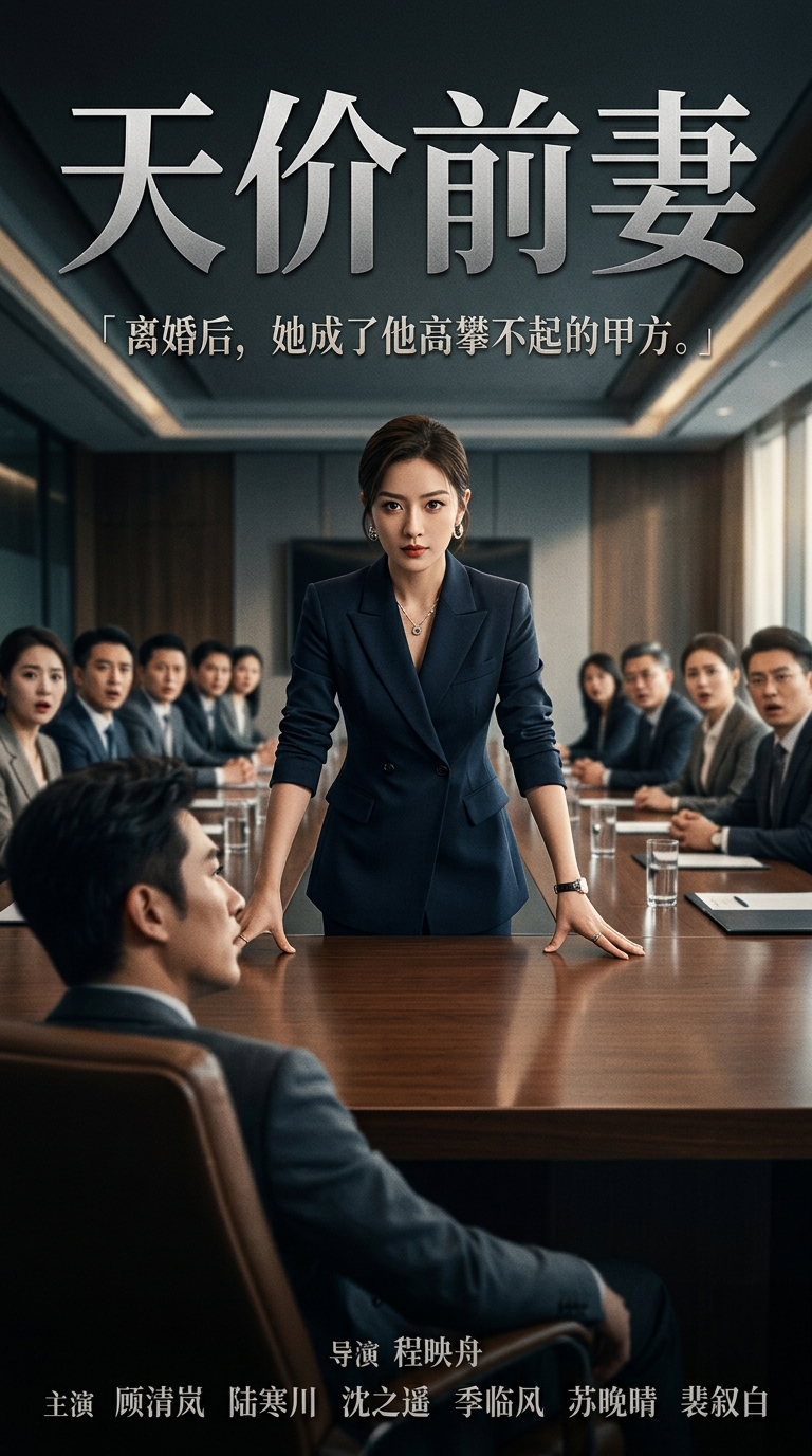 《天价前妻》主视觉海报